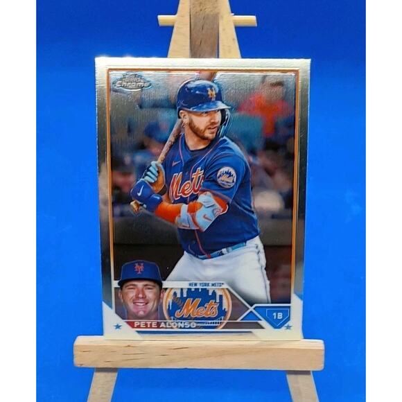 2023 Topps Chrome - Pete Alonso #75 - Picture 3 of 4